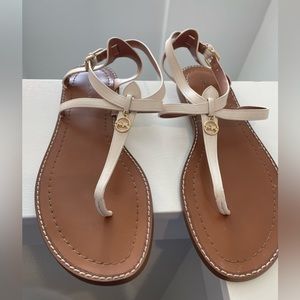 Coach Sandals Bone Leather